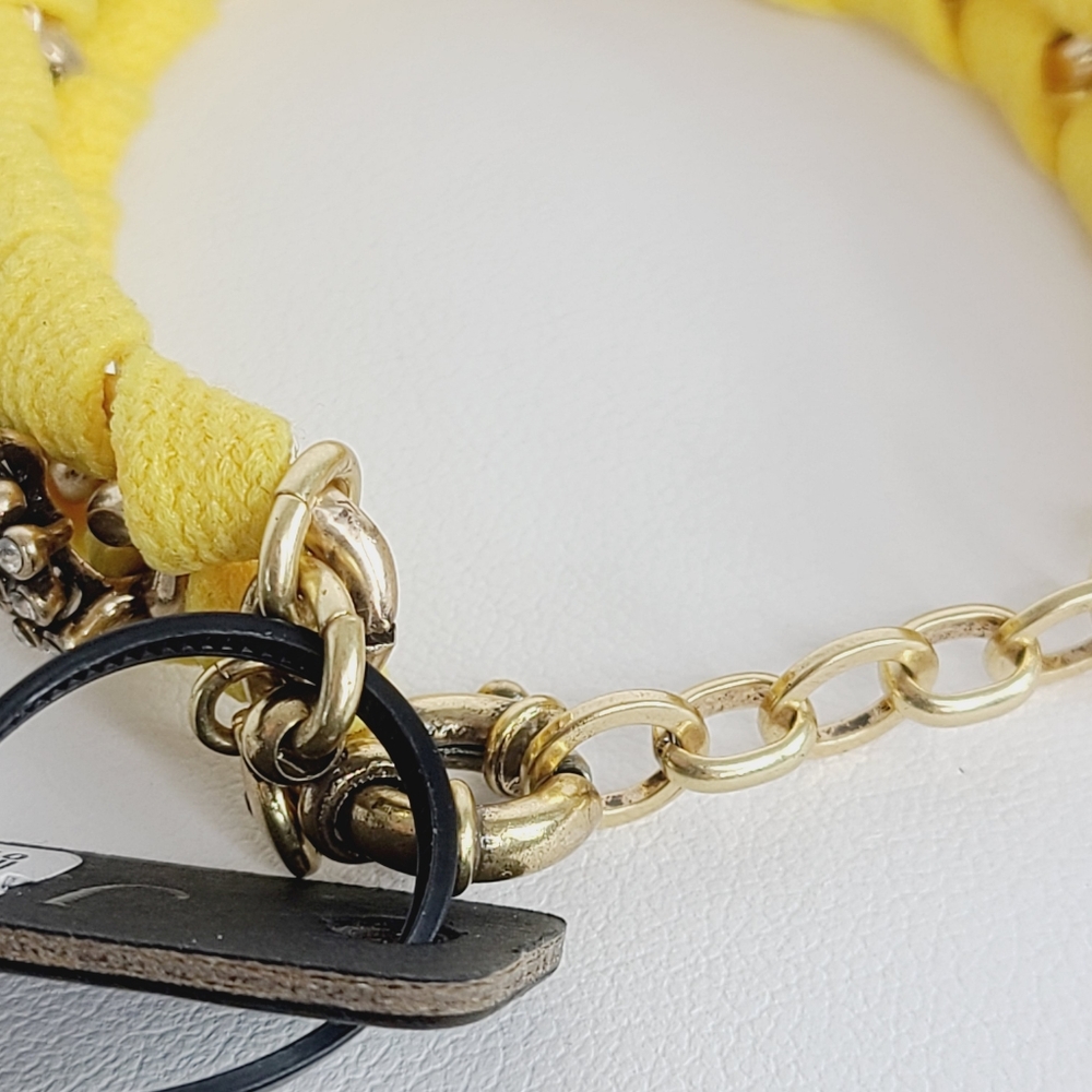 J.Crew Yellow Crystal Rhinestone Bracelet - Picture 8 of 8